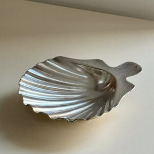 Scallop Shell Silver Catchall Dish