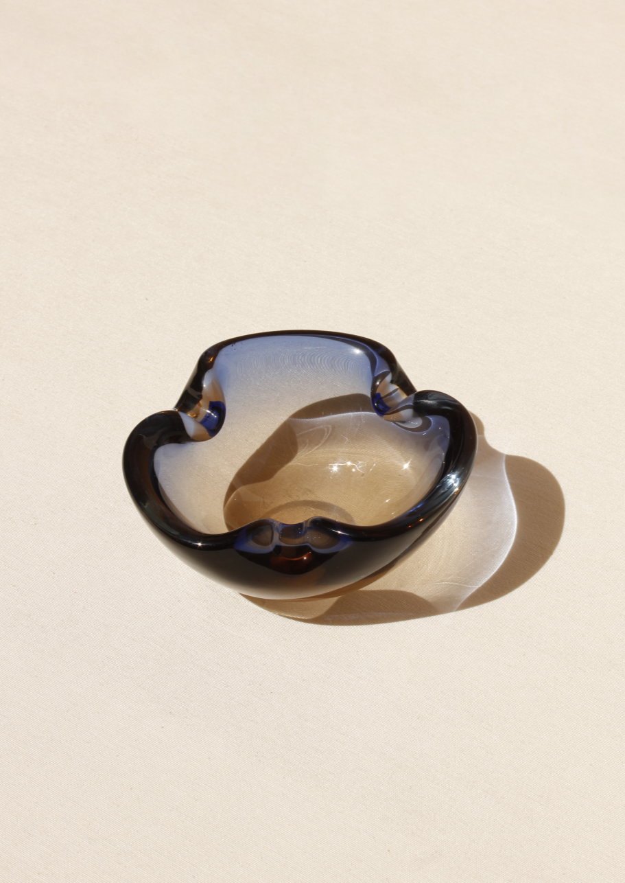Two Tone Glass Catchall Bowl