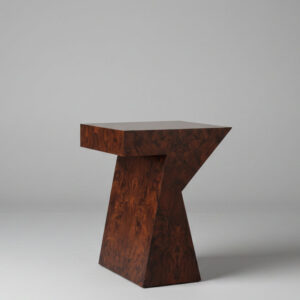 Walnut Burl Side Table