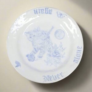 Illustrated Companion Ceramic Decorative Plate