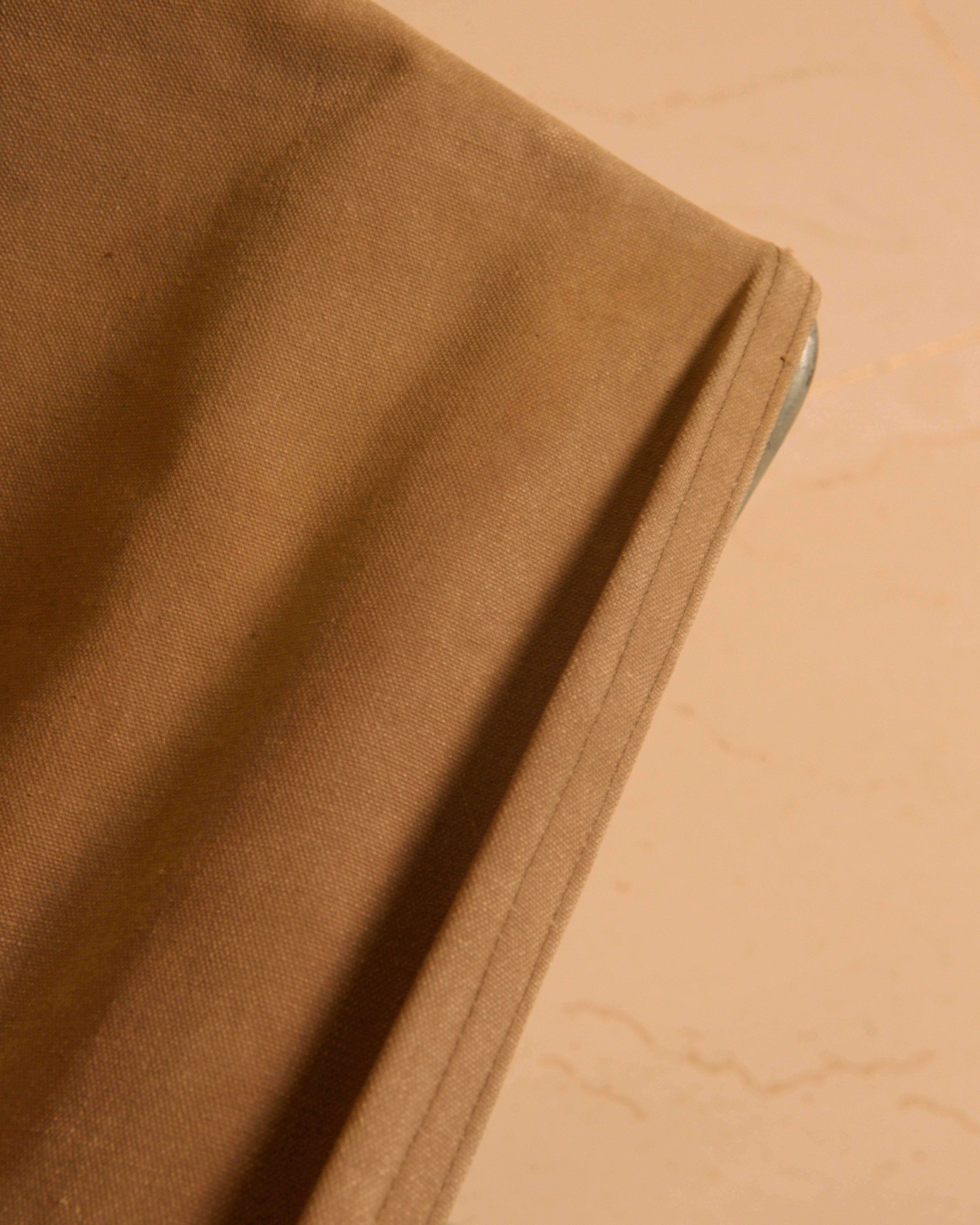 1950s Canvas Lounge Armchair - Image 4
