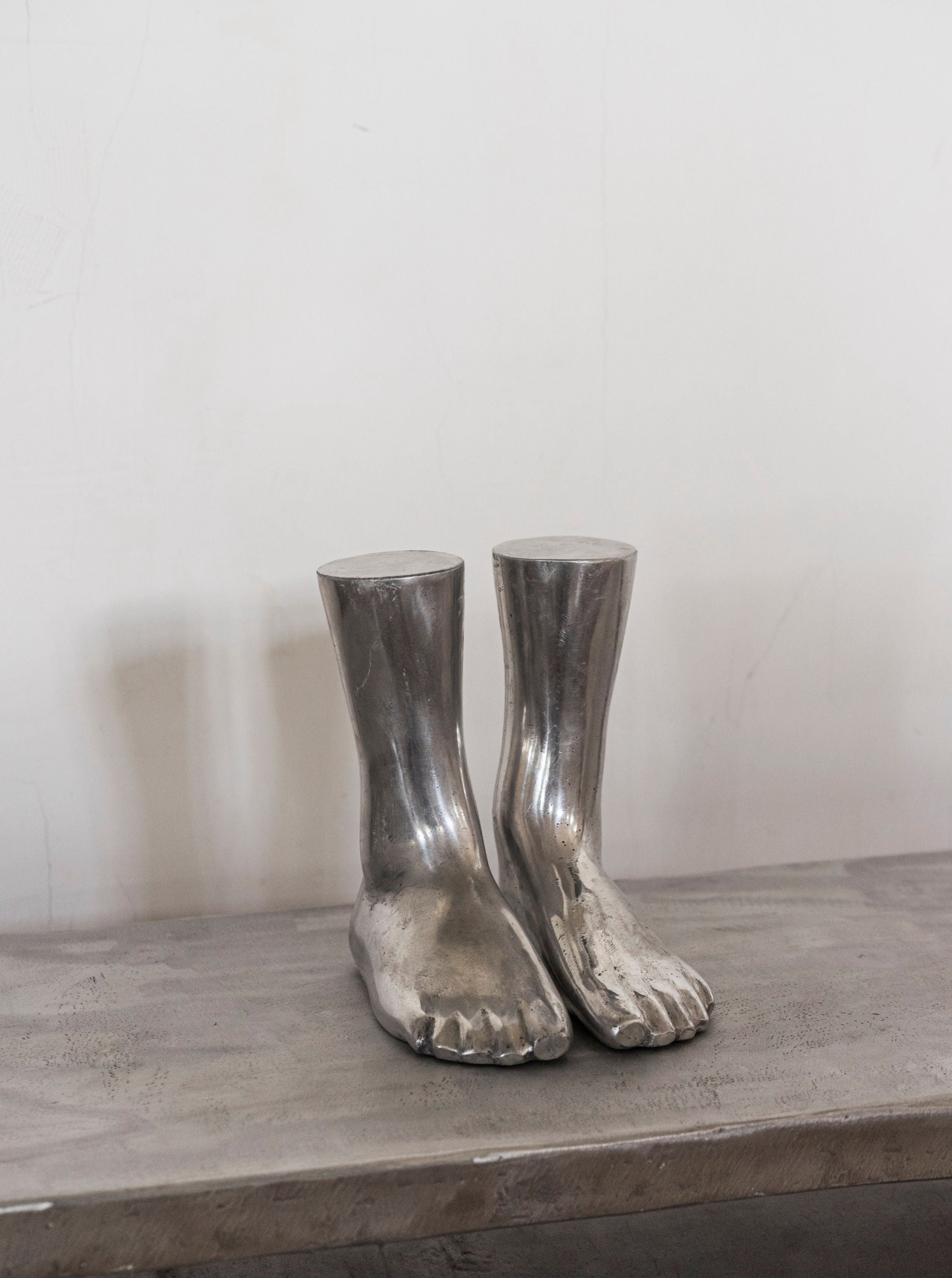 Aluminum Feet Sculpture - Image 2