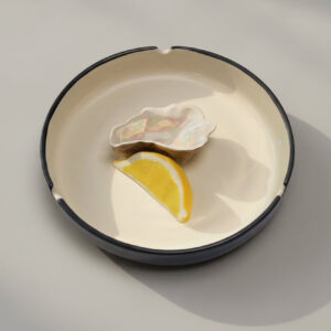 Ceramic Solitaire Ashtray