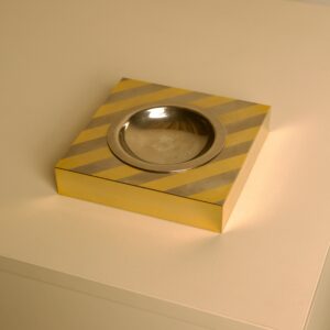 1970s Silver-Plated Metal Catchall