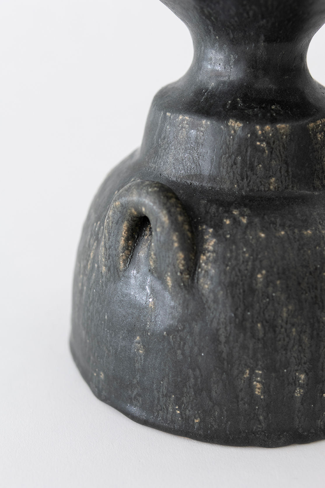 Textured Glazed Ceramic Vase - Image 3