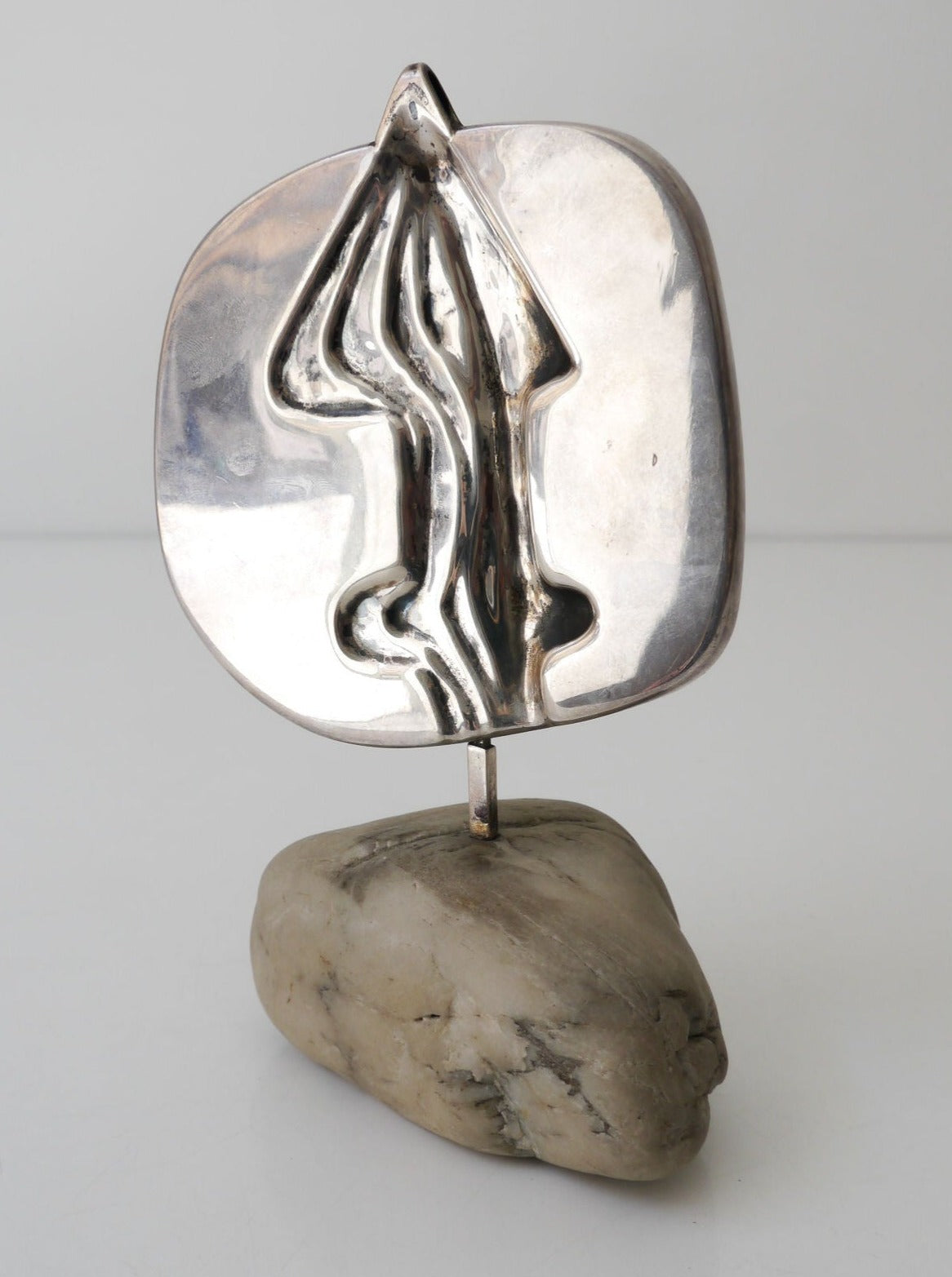 Solid Silver Mounted Sculpture - Image 2