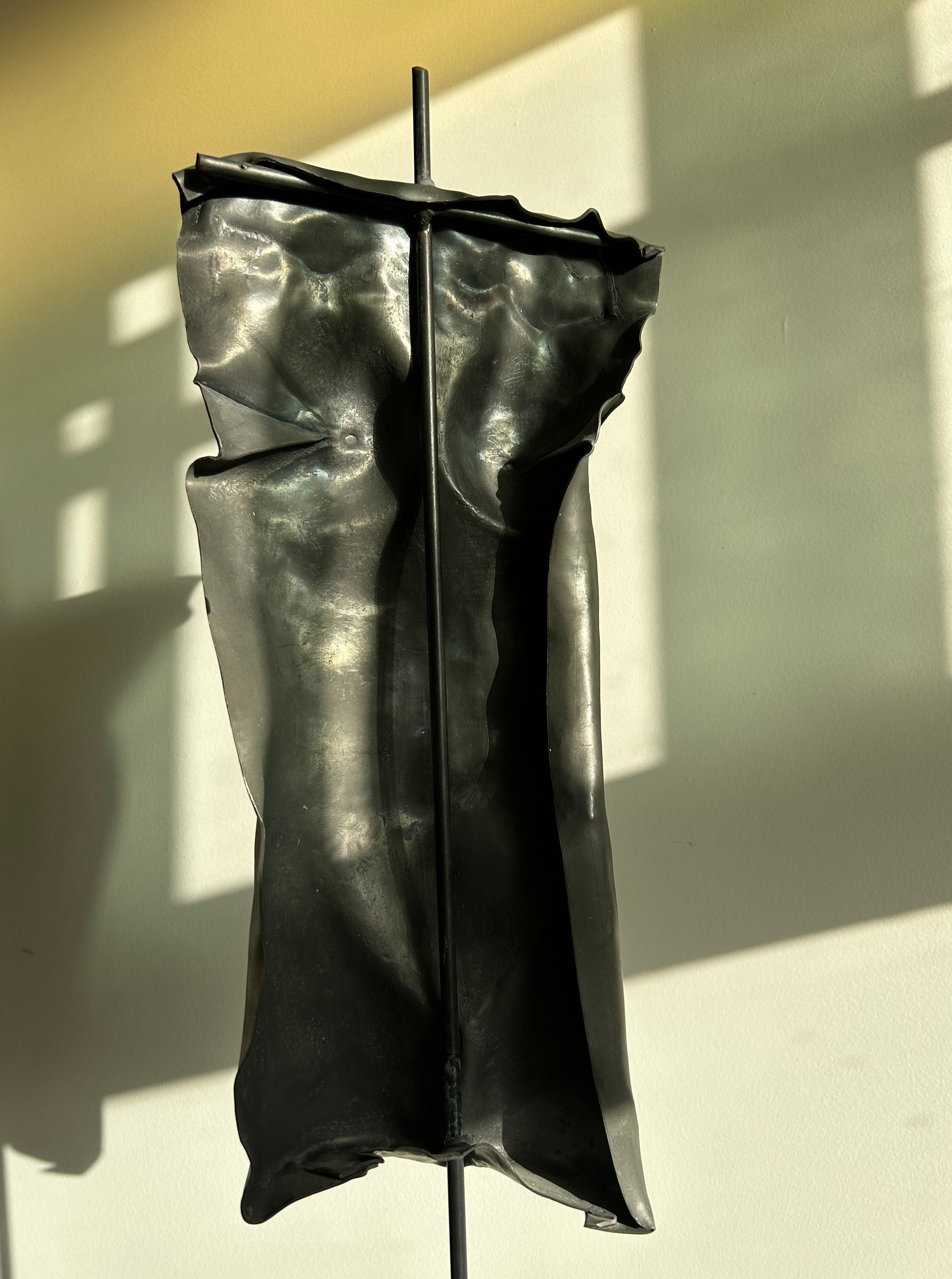 XL Metal and Concrete Torso Sculpture - Image 3