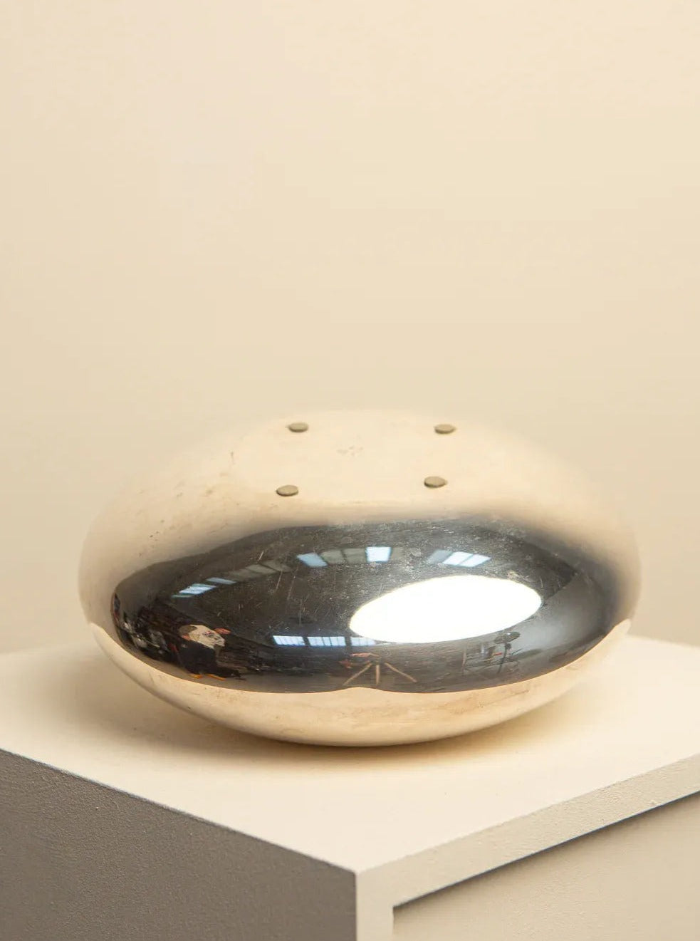 Chrome-Plated Round Catchall Bowl - Image 3