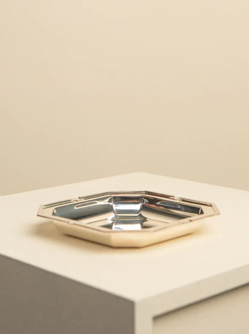 Square Sterling Silver Decorative Tray - Image 3