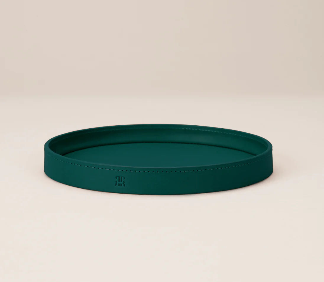 Round Leather Trinket Tray - Image 21