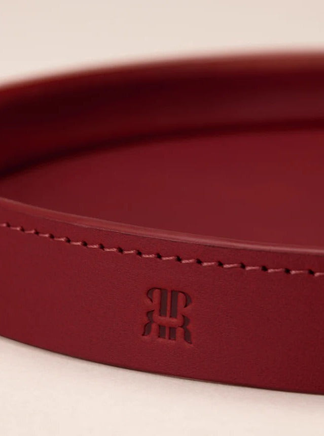 Round Leather Trinket Tray - Image 26
