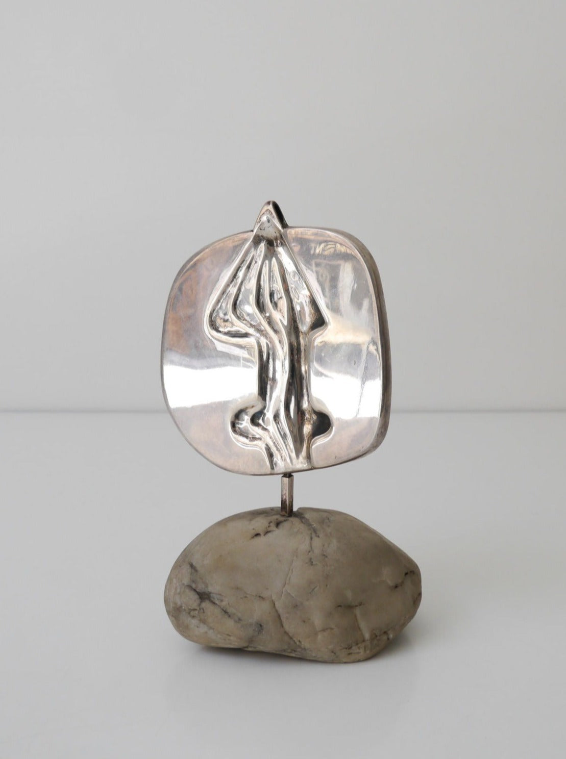 Solid Silver Mounted Sculpture