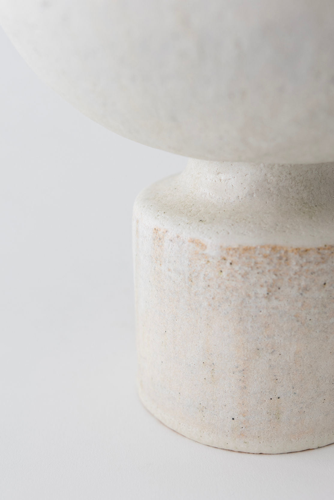 Pearl Glazed Ceramic Vase - Image 3