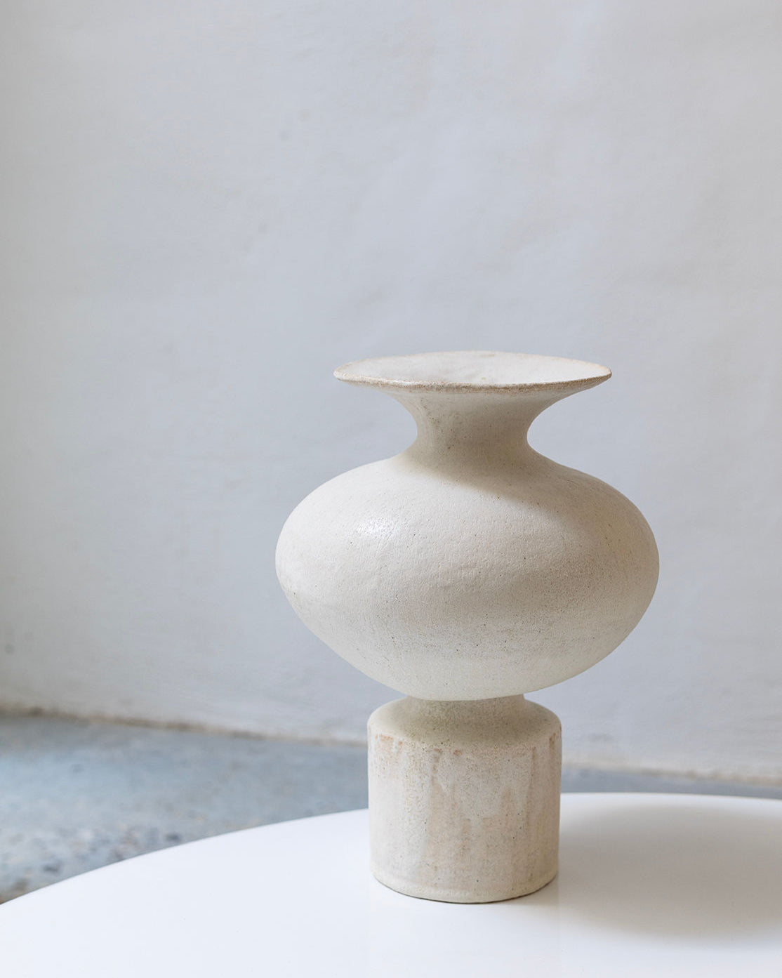 Pearl Glazed Ceramic Vase