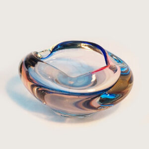 Rainbow Glass Catchall Tray