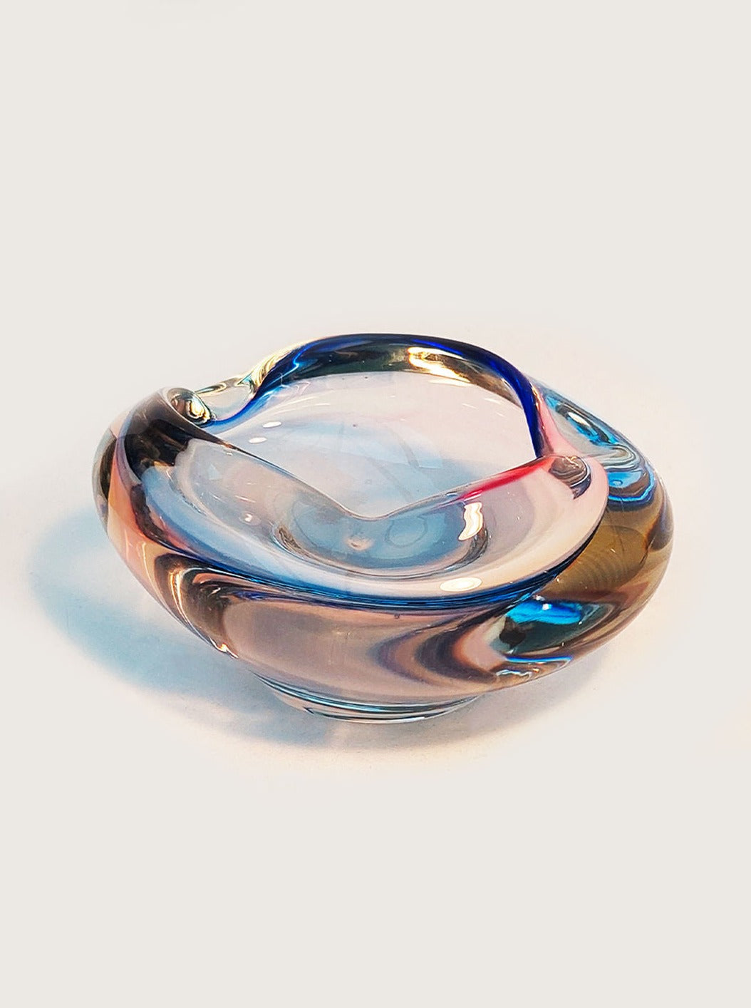 Rainbow Glass Catchall Tray