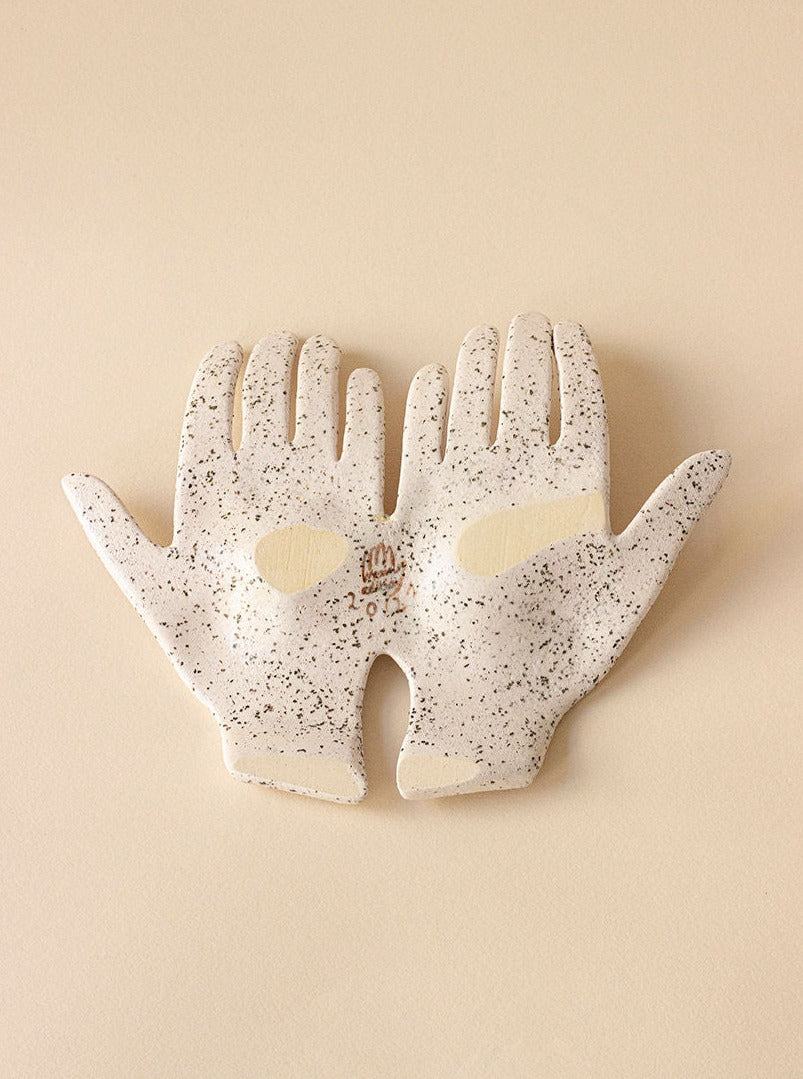 Double Hand Ceramic Trinket Tray - Image 3