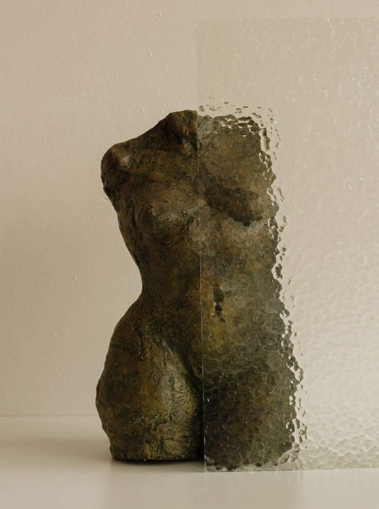 Solid Clay Torso Sculpture