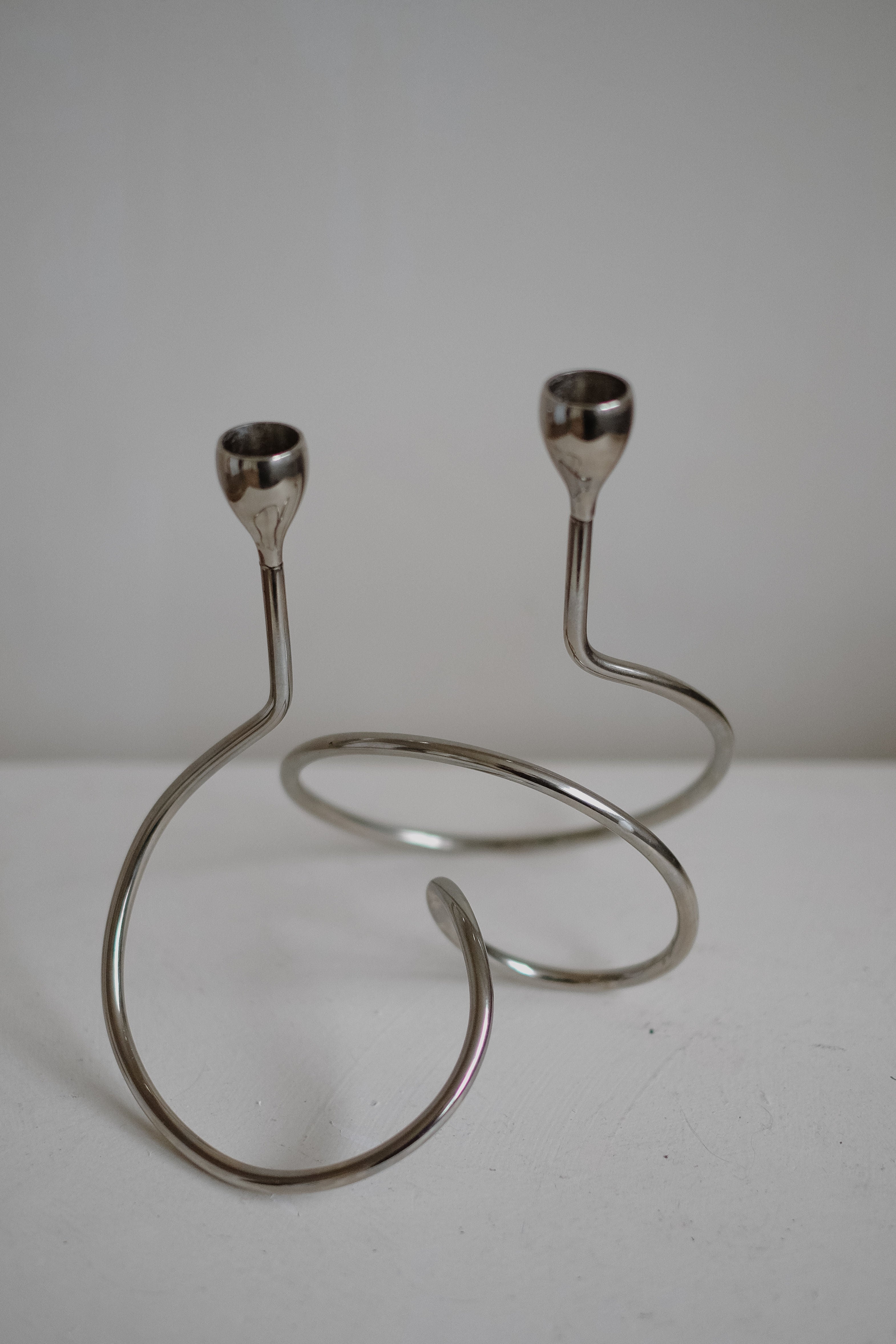 Chrome Loop Candle Holder - Image 8
