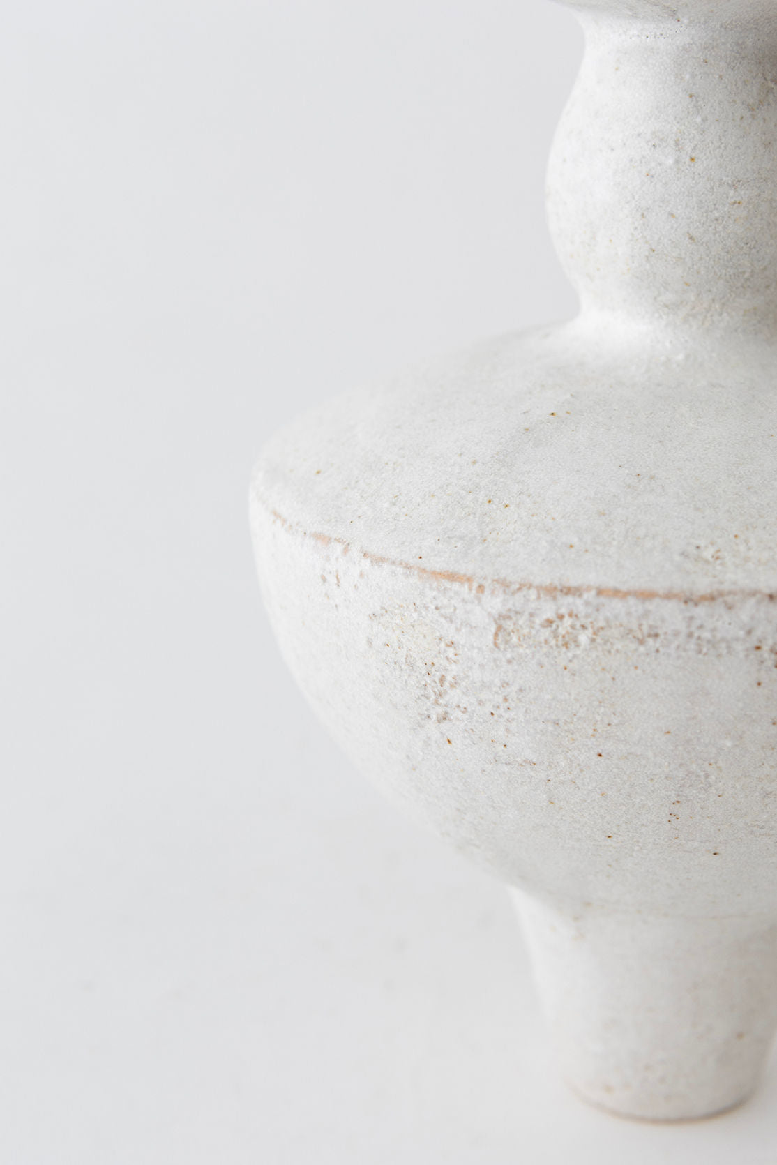 Textured Glazed Stoneware Vessel - Image 4