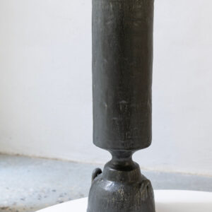Textured Glazed Ceramic Vase
