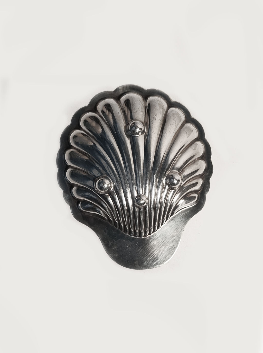 Shell Shaped Silver Butter Dish - Image 5