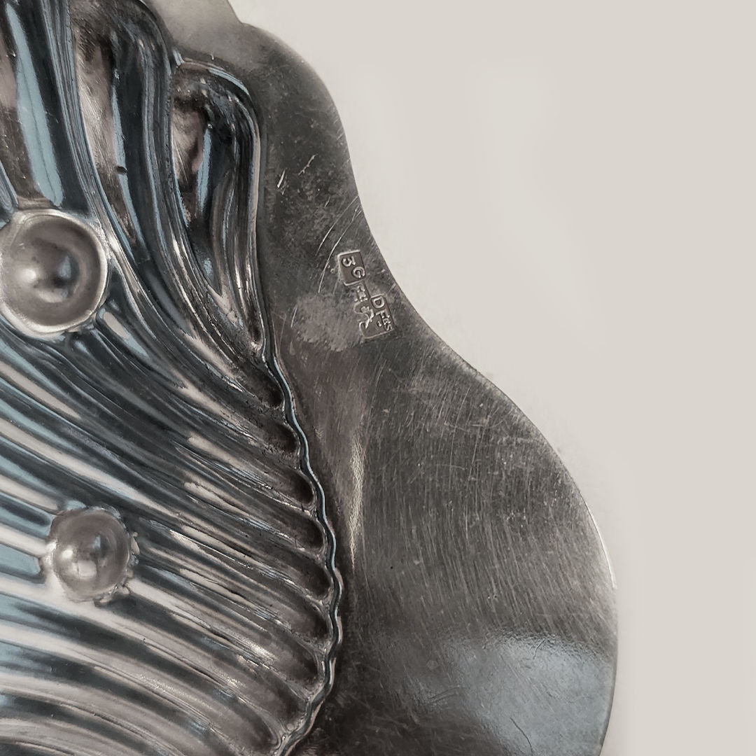 Shell Shaped Silver Butter Dish - Image 6
