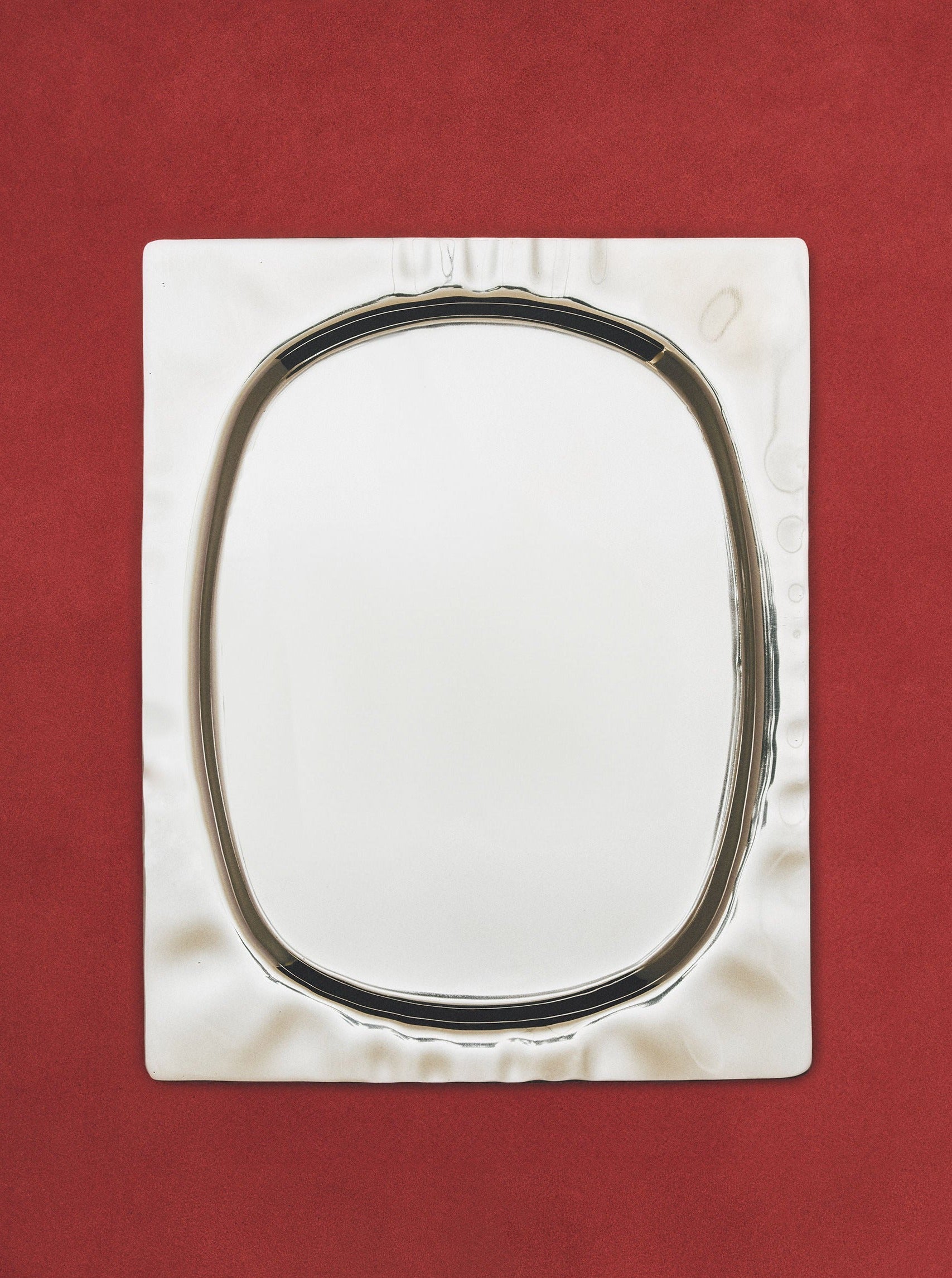 Polished Stainless Steel Serving Tray