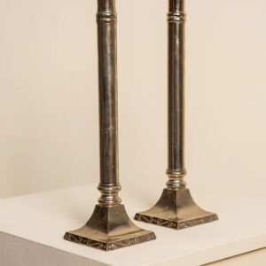 Vintage Metal Candle Holders