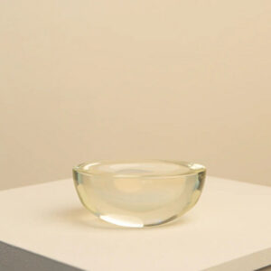 Oval Glass Catchall Tray