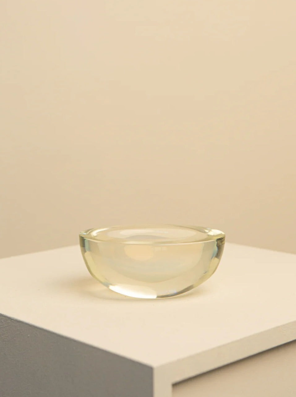 Oval Glass Catchall Tray