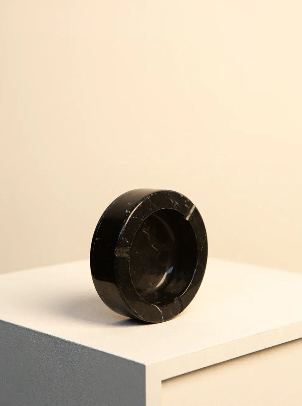 Black Marble Decorative Ashtray