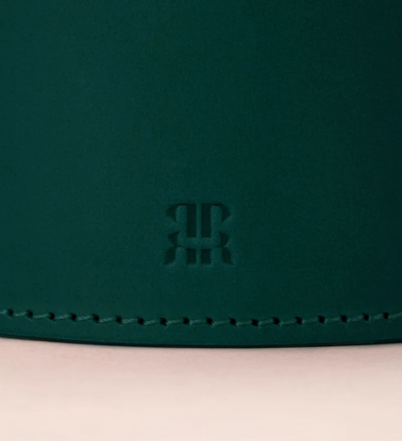 Round Leather Trinket Tray - Image 22
