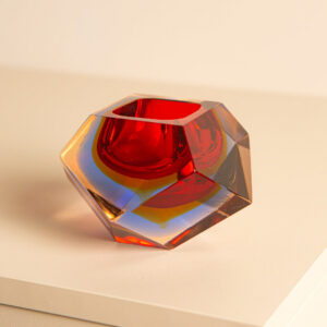 Multicolor Murano Glass Ashtray