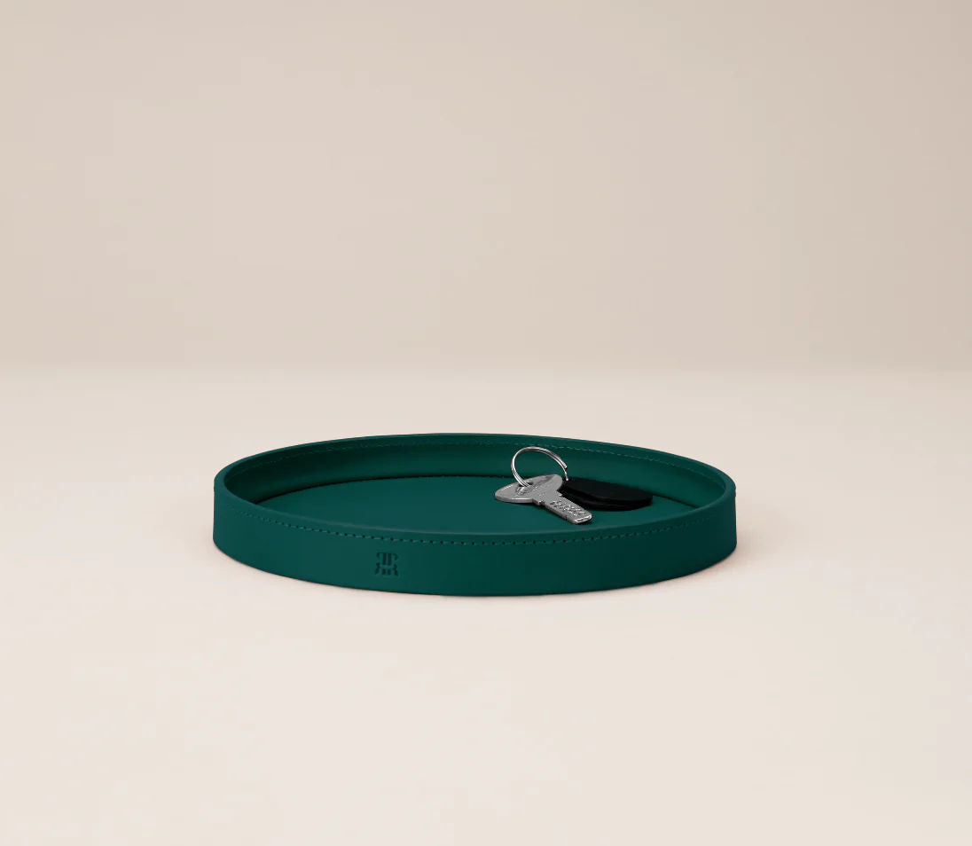 Round Leather Trinket Tray - Image 19