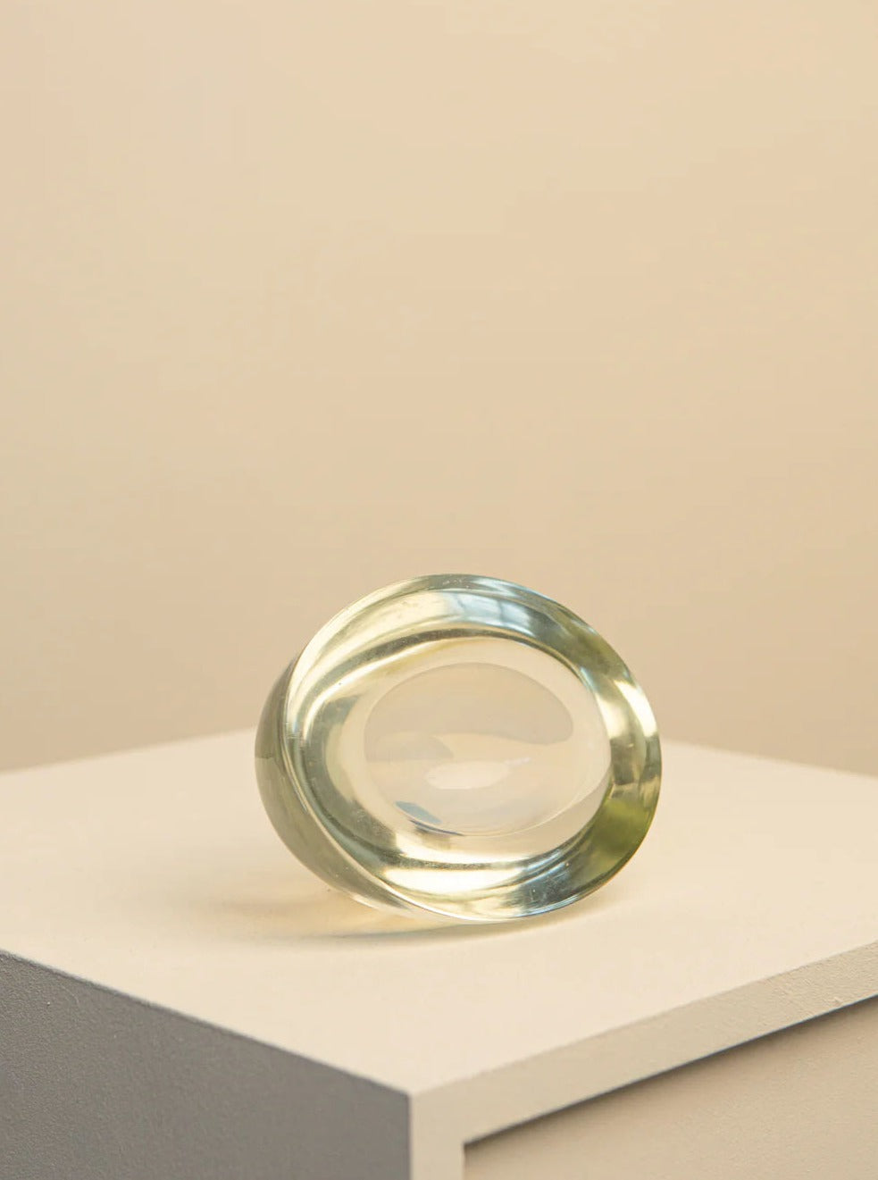 Oval Glass Catchall Tray - Image 2