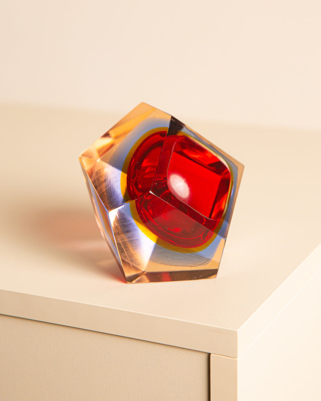 Multicolor Murano Glass Ashtray - Image 3