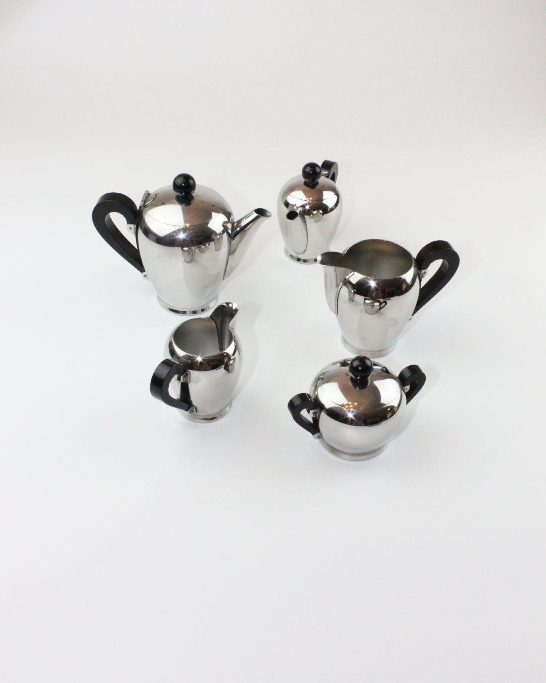 Polished Tea and Coffee Set - Image 2