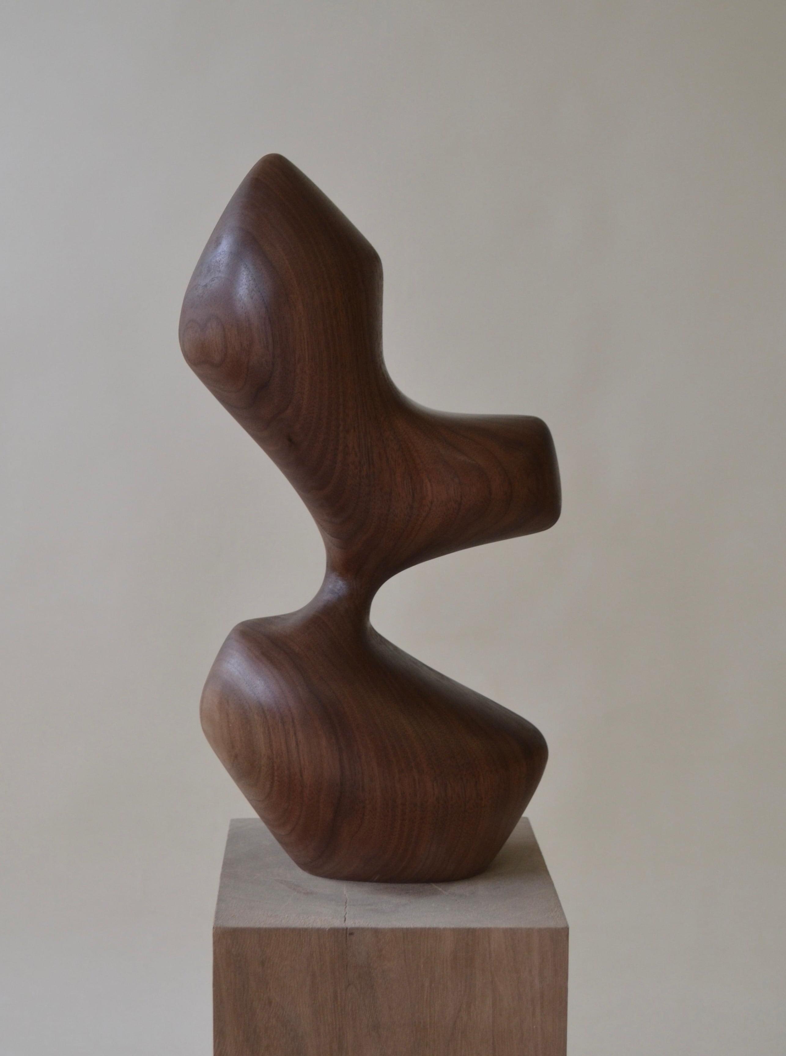 Carved Wood Standing Sculpture