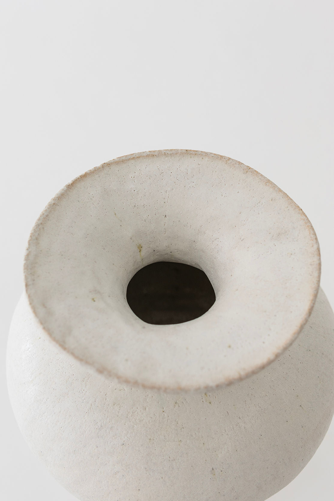 Pearl Glazed Ceramic Vase - Image 4