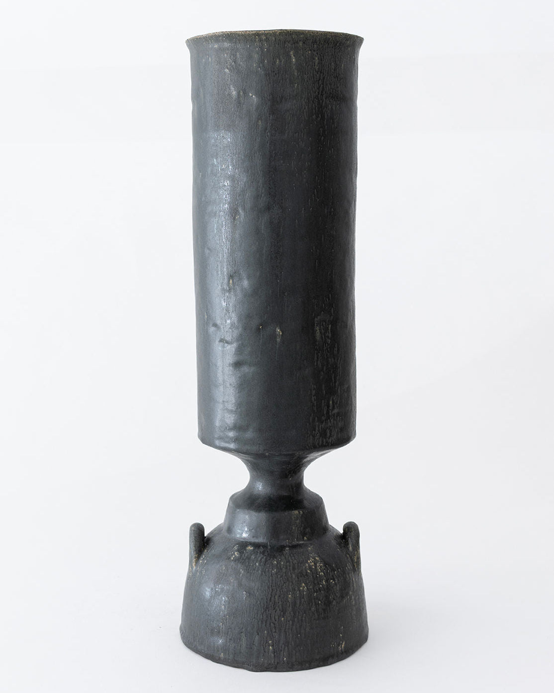 Textured Glazed Ceramic Vase - Image 2