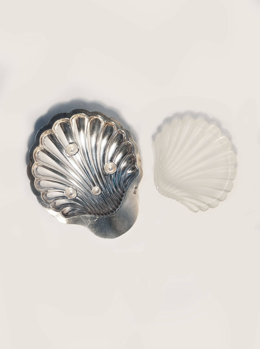 Shell Shaped Silver Butter Dish - Image 4