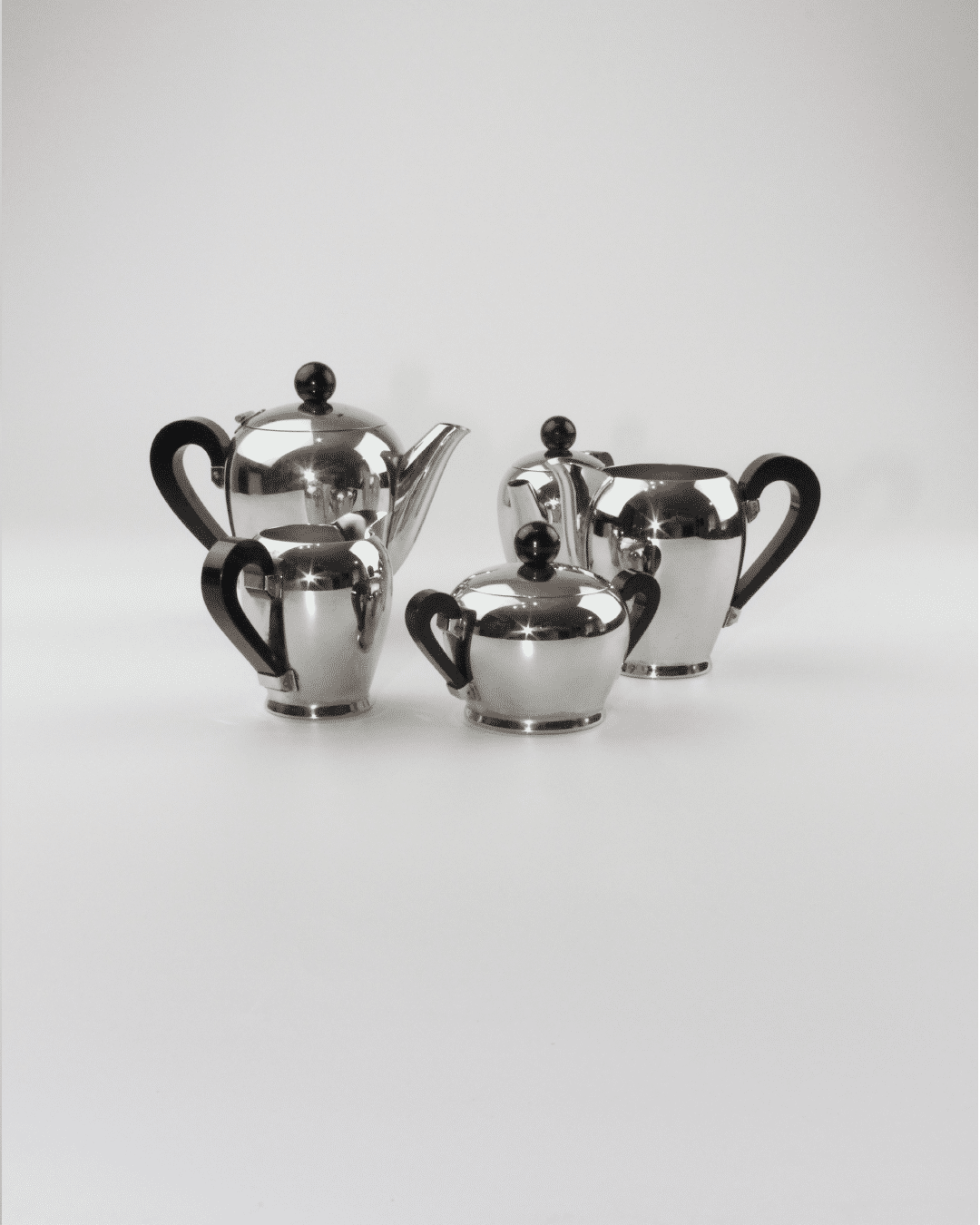 Polished Tea and Coffee Set - Image 3