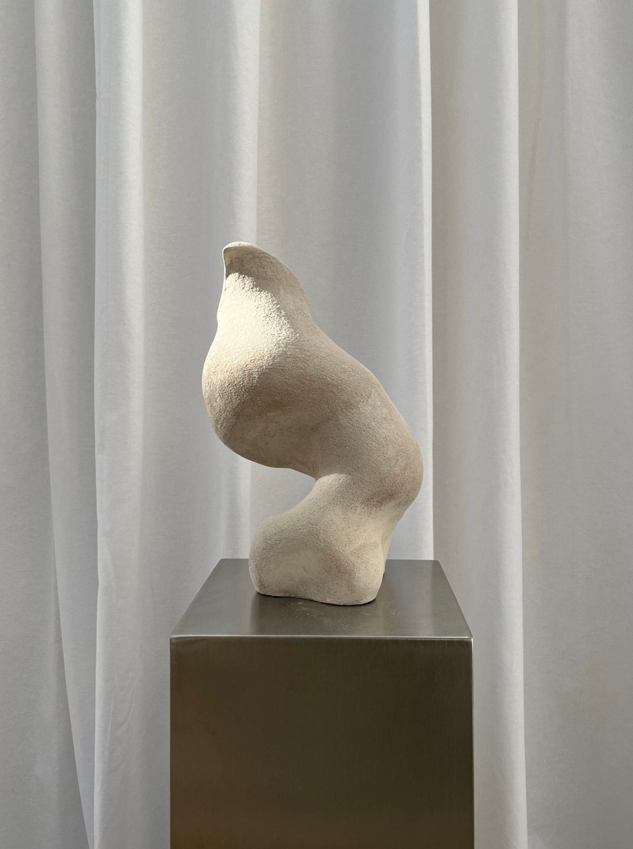 Handmade Stoneware Seashell Sculpture