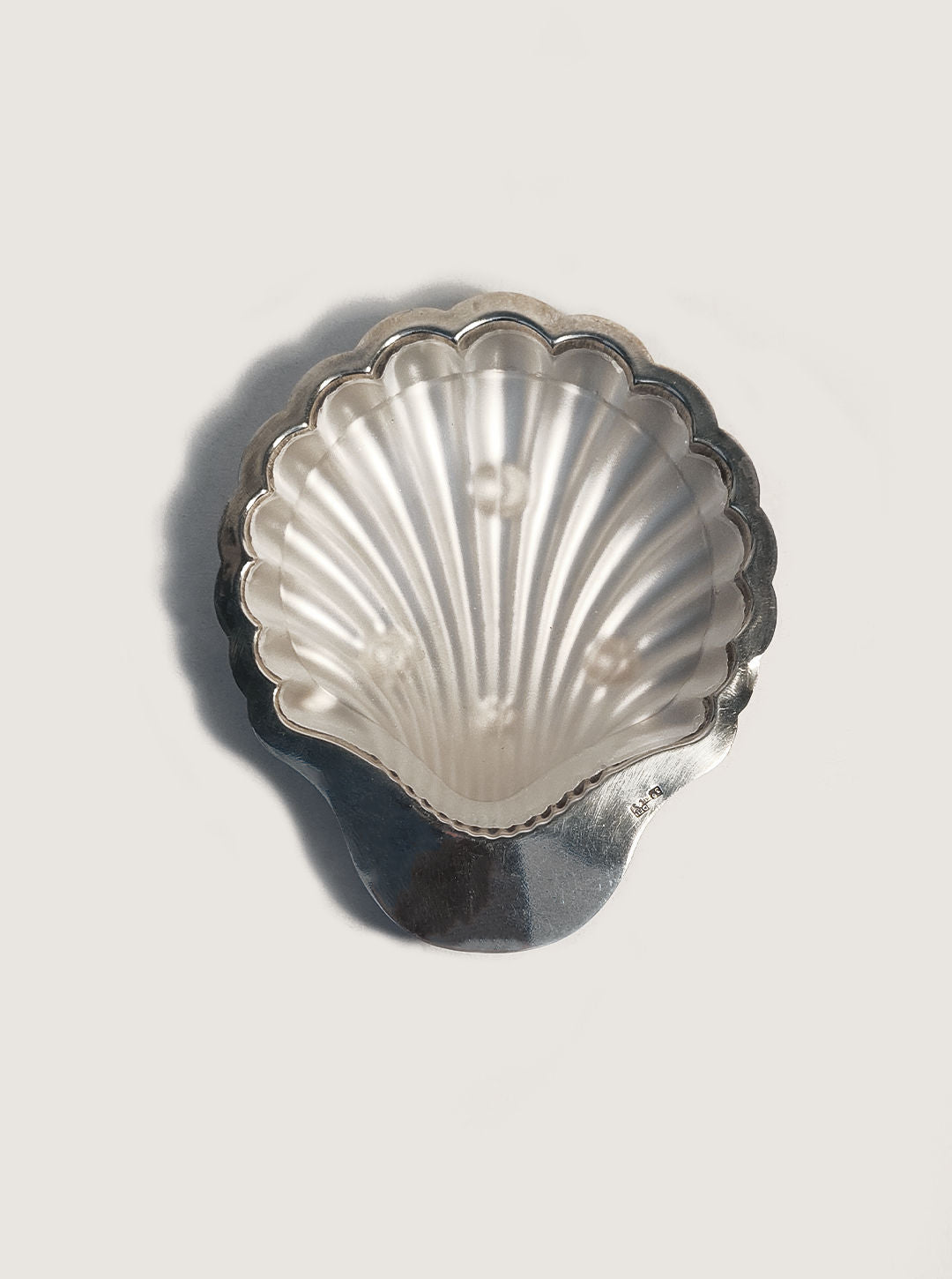 Shell Shaped Silver Butter Dish - Image 3