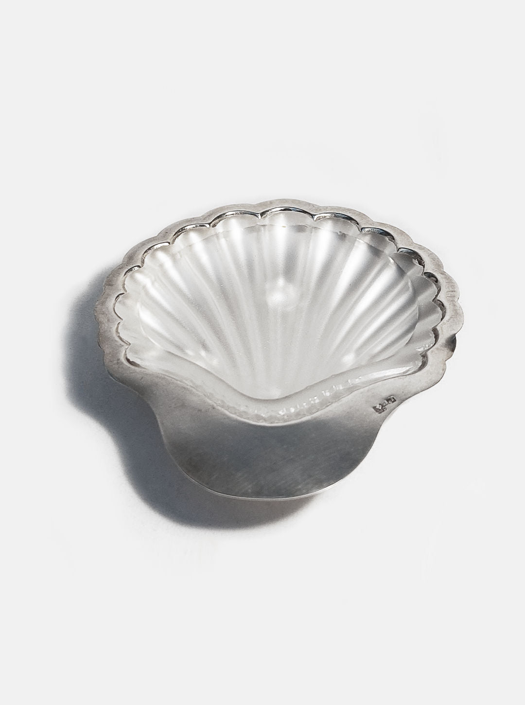 Shell Shaped Silver Butter Dish - Image 2