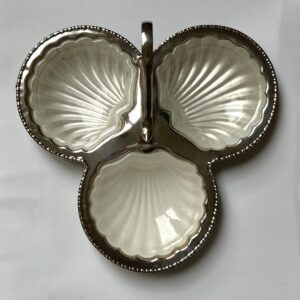 Small Silver Scallop Shell Dish