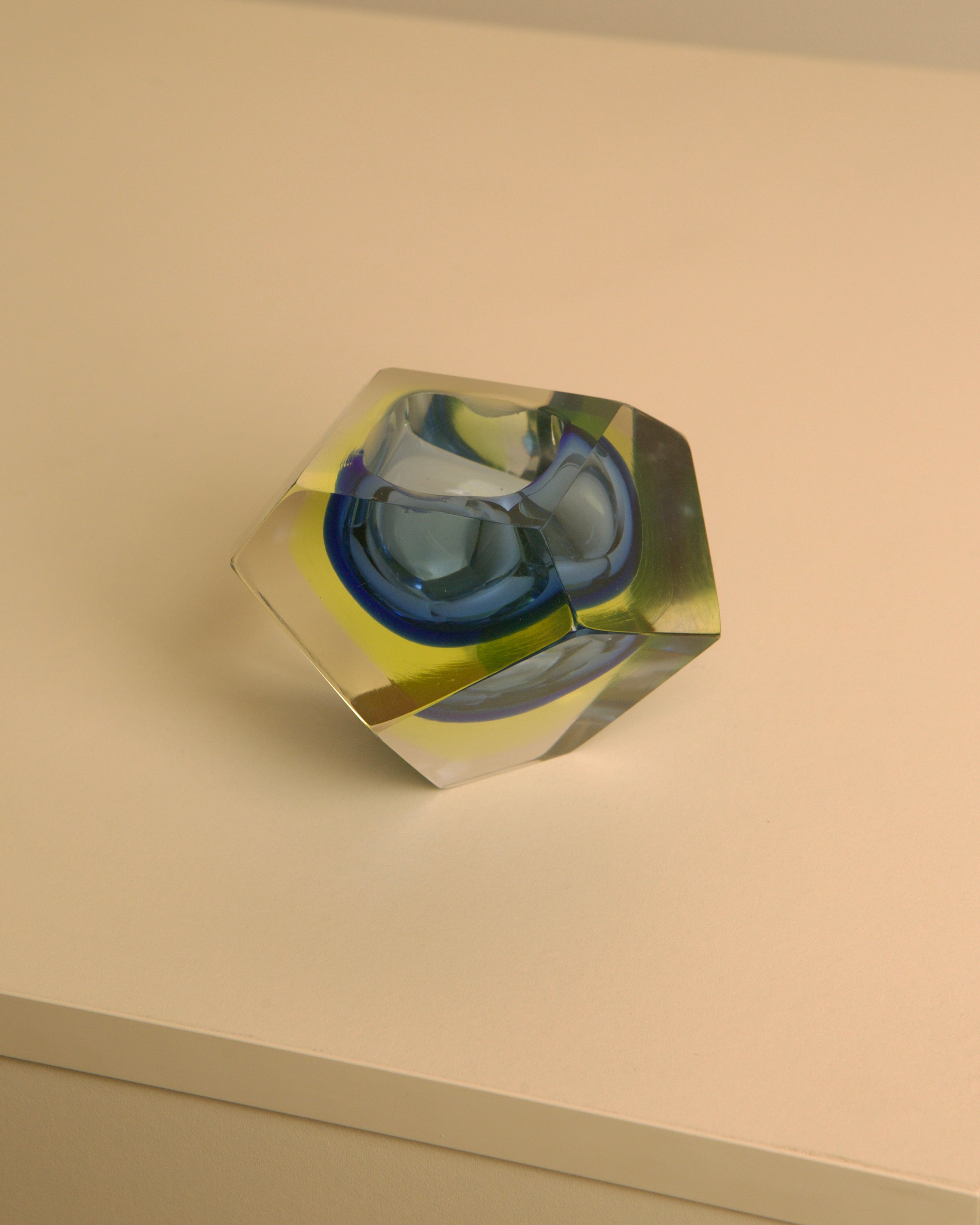 Blue Murano Glass Trinket Tray