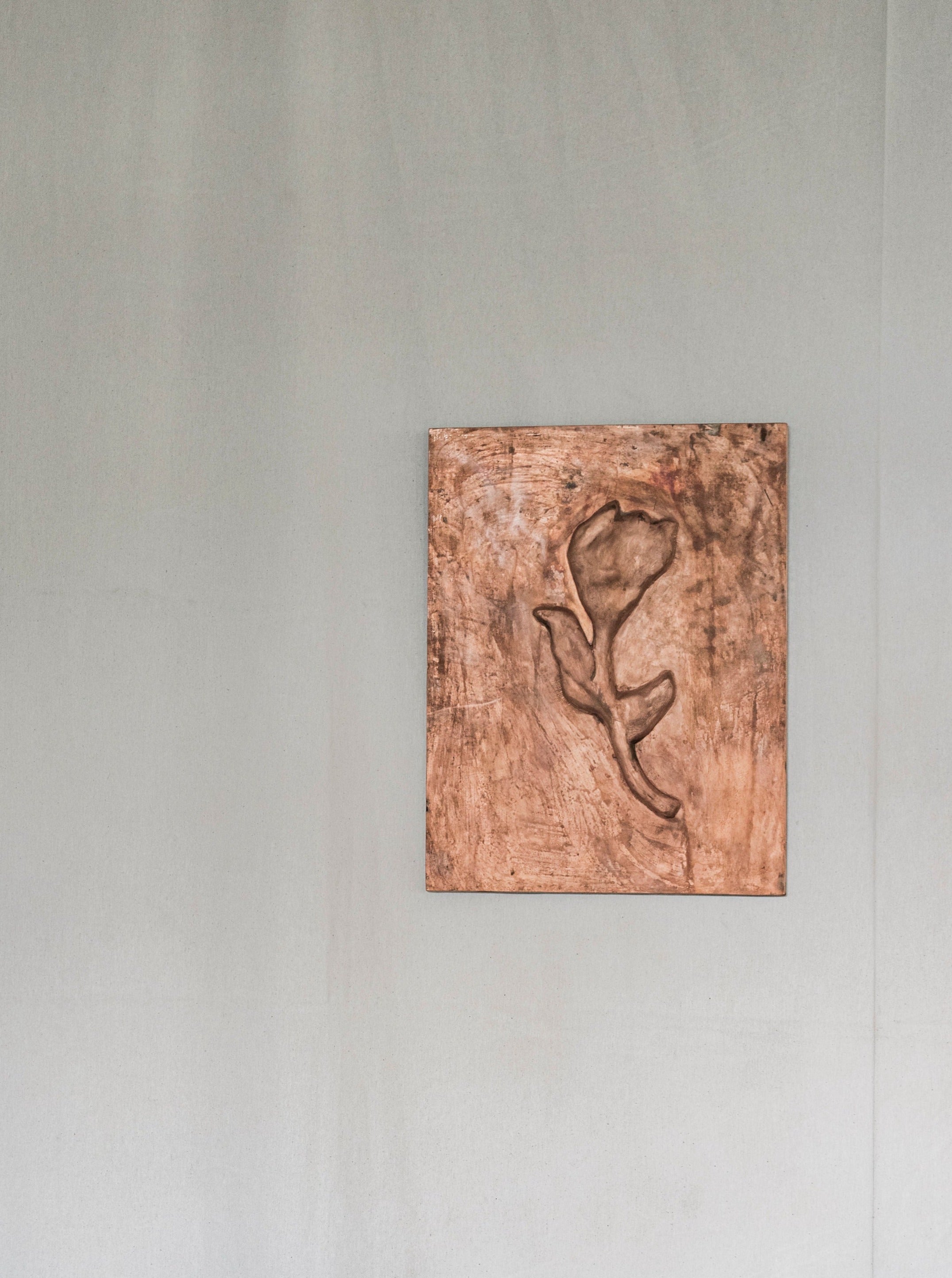 Embossed Copper Wall Sculpture