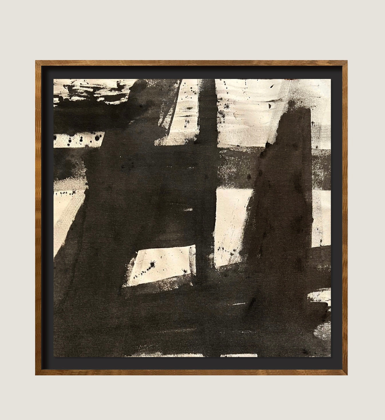Ink and Charcoal Canvas Wall Art - Image 5